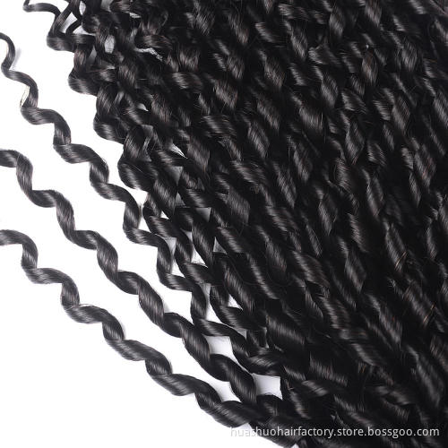 Factory  Fast Shipping 100%Human Hair 16a Double drawn Grades Indian  Hair Telephone Curl   Bundles